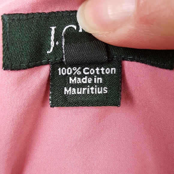 🌸 J. Crew Men's Pink Button Front Shirt M M14 - Picture 5 of 8